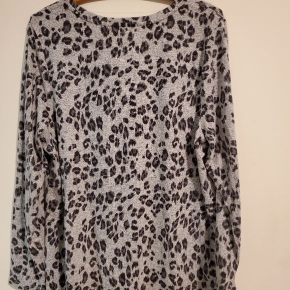 SONOMA Animal Print Plus Size top blouse XXL - Picture 2 of 8